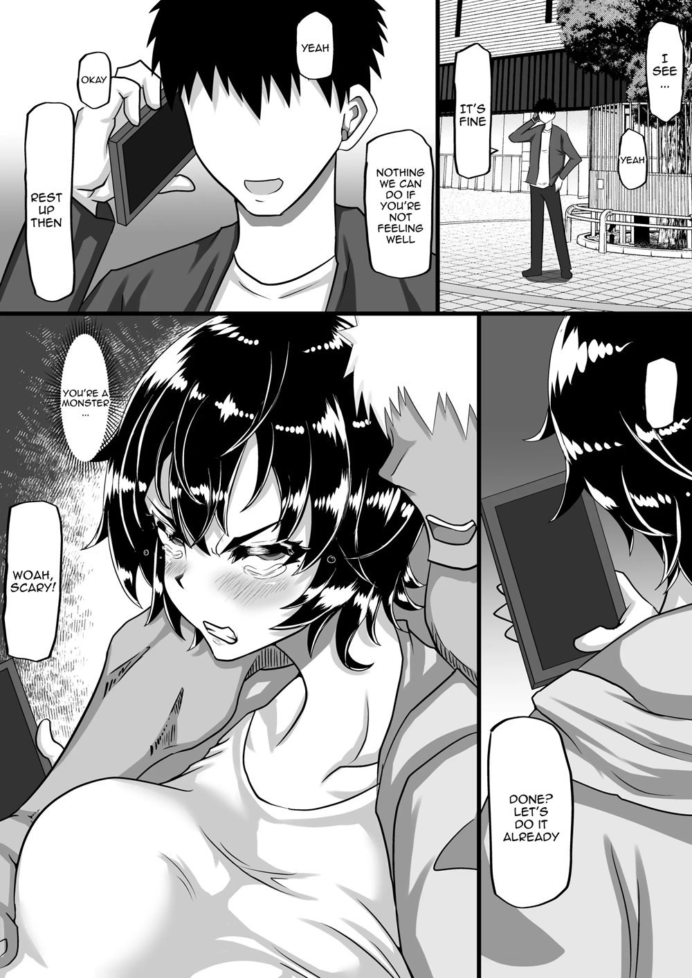 A Girlfriend Addicted To Cheating Sends A Netorare Video To Her Boyfriend Comic Porn #AdUmaTkG